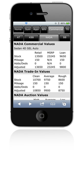 NADA on iPhone and Android